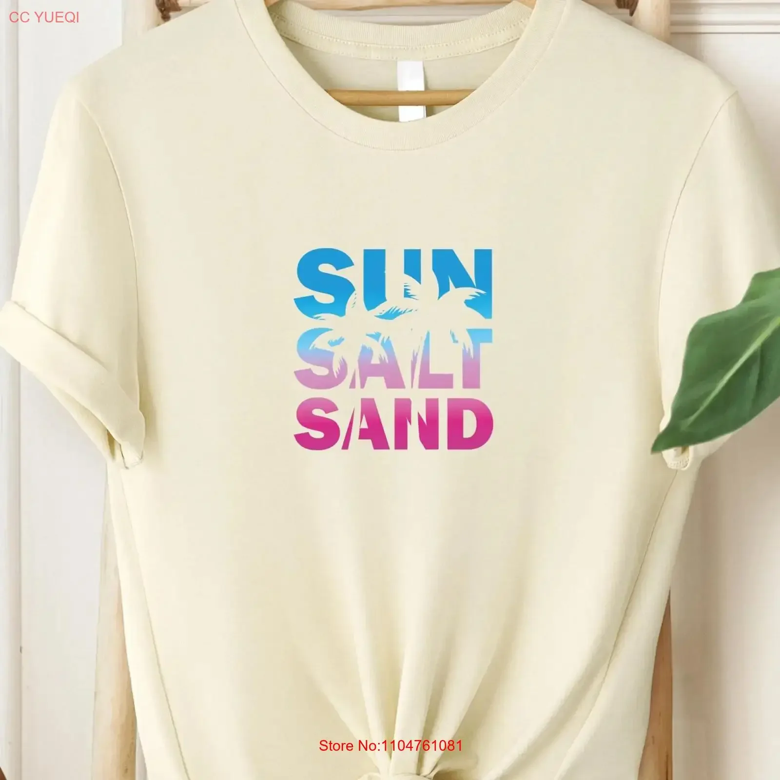 Sun Salt Sand T shirt Retro Summer Vibes Tropical Beachwear Coastal Vacation Sunny Days Clothing vintage Washed graphic Unisex