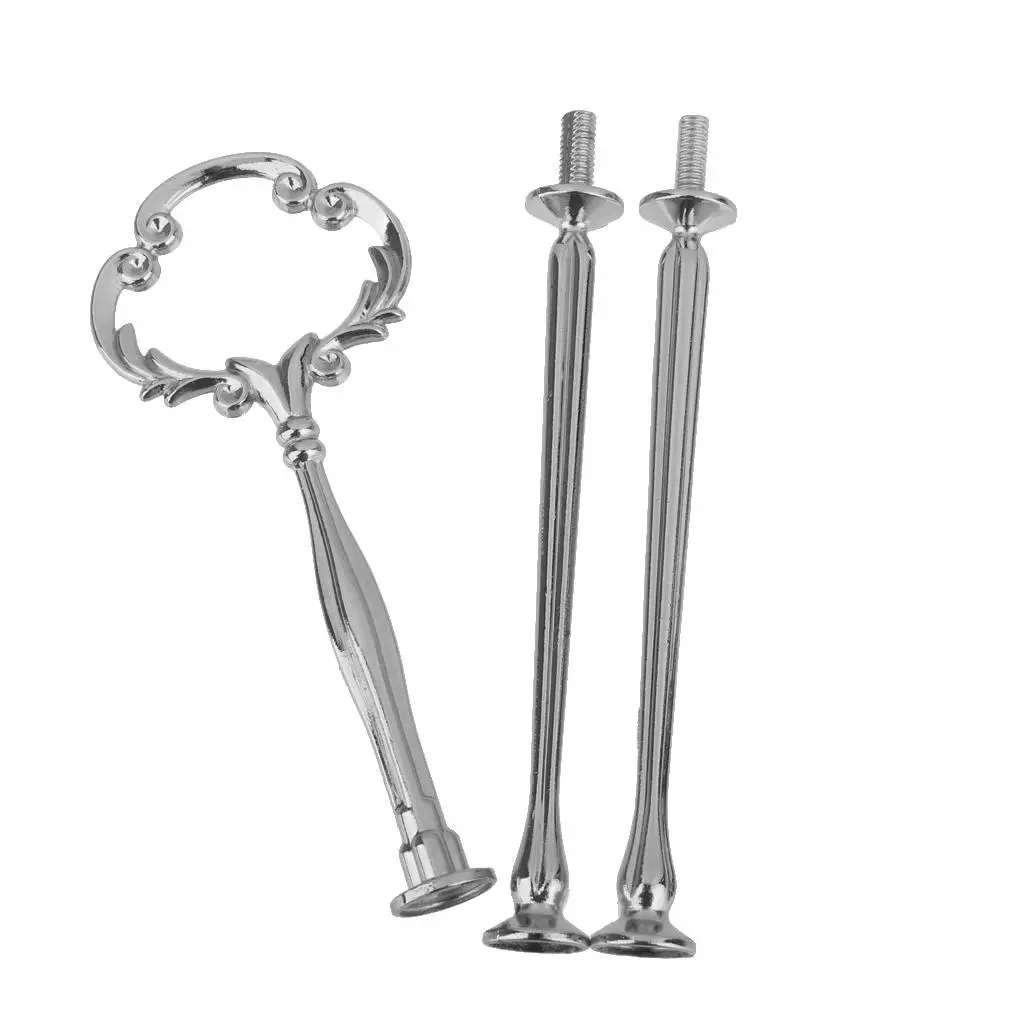 Metal Cupcake Stand Fitting for Serving Cakes Desserts and Fruits on Multiple Plate Types
