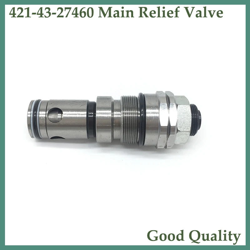 421-43-27460 for Excavator HD250 Hydraulic Pump Main Relief Valve High Quality