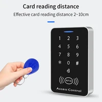 Anti-copy Encrypted Standalone Access Controller 125Khz RFID Access Control Keypad Digit Panel Card Reader For Door Lock System 6
