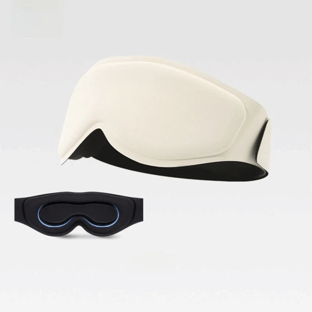 Full-coverage Weighted Eye Mask Breathable Light-blocking Gravity Eye Shade Adjustable Pressure Free Blindfold Eyeshade Men