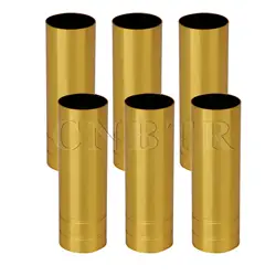 CNBTR 6 Pieces 10CM High Bronze Chandelier Socket Covers Candelabra Base