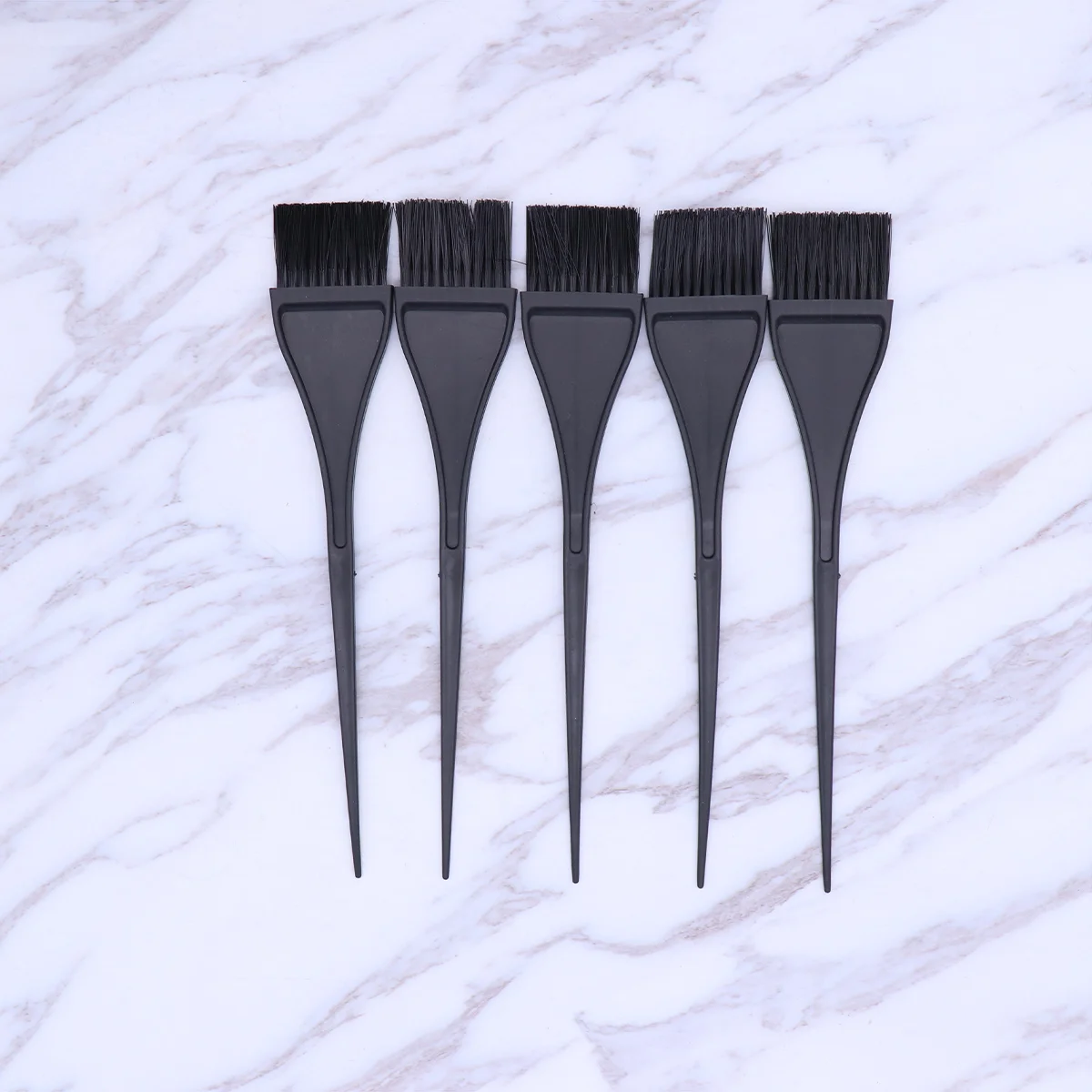 5 Pcs Tint Dying Coloring Applicator Hair Dye Brush and Bowl Salon Black Brighten