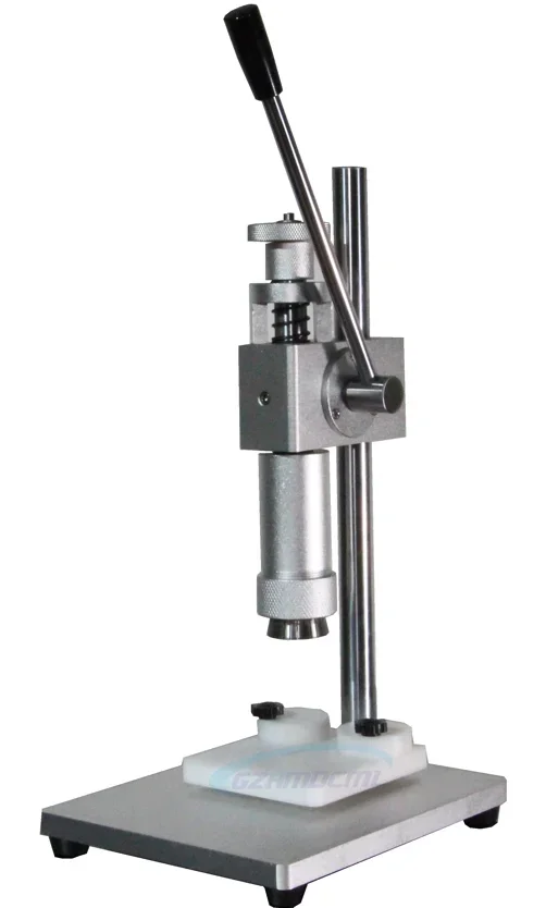 ماكينة تجعيد زجاجات العطور اليدوية ماكينة ختم خط العنق العطور