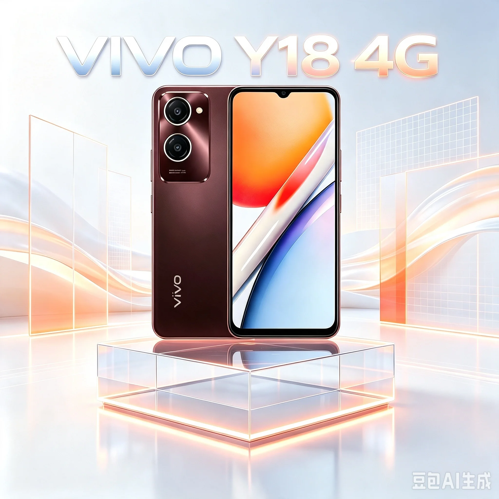 VIVO Y18 6.56-inch smart phone HD display 50mp camera 5000mah battery IP54 waterproof 8GB+256GB smart phone