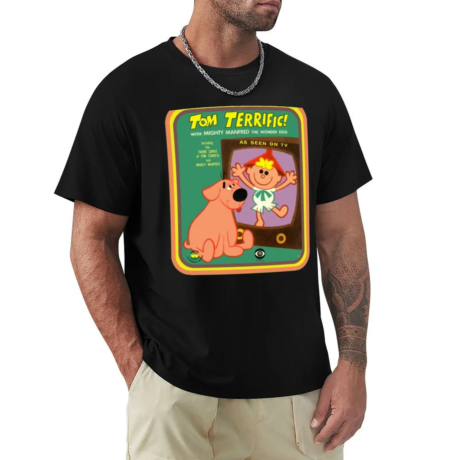 Chien Tom Terrific! T-shirt à manches courtes avec imprimé graphique