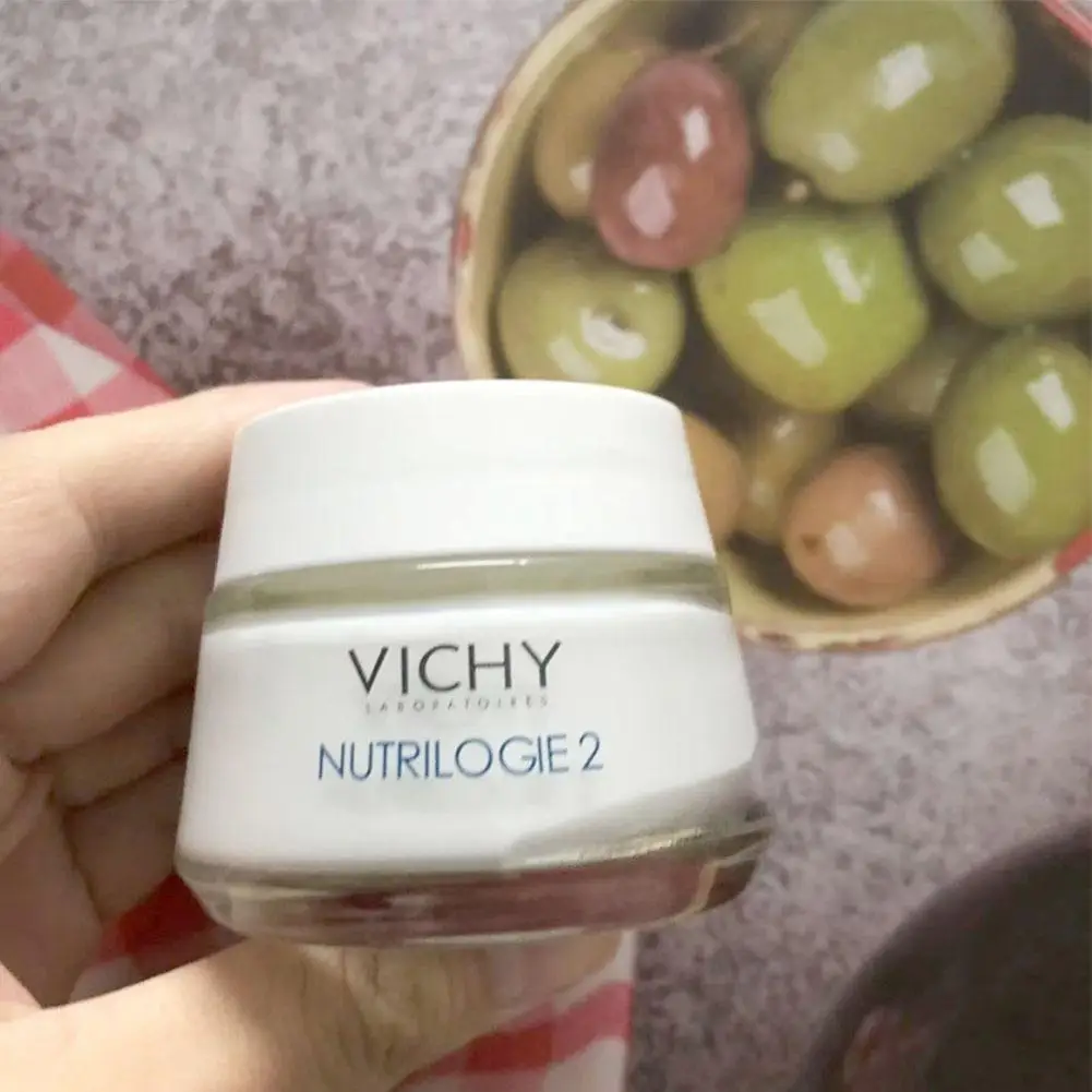 ﻿   Vichy Nutritional Cream Radiance Melembabkan Menutrisi Secara Mendalam Tahan Lama 50ML Menghidrasi Untuk Kulit Kering Perawatan Wajah Perbaikan Kulit