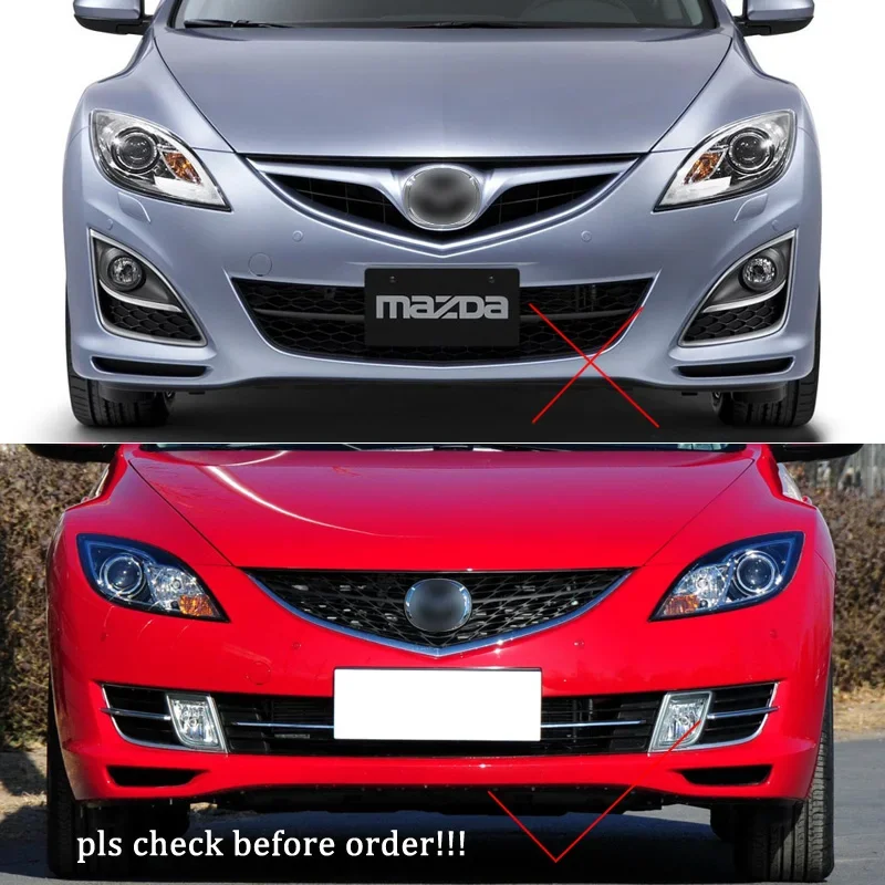 Car LED DRL 12V Daylights For Mazda6 Mazda 6 2008 2009 2010 Yellow Turn Signal Daytime Running Light Car Foglamp