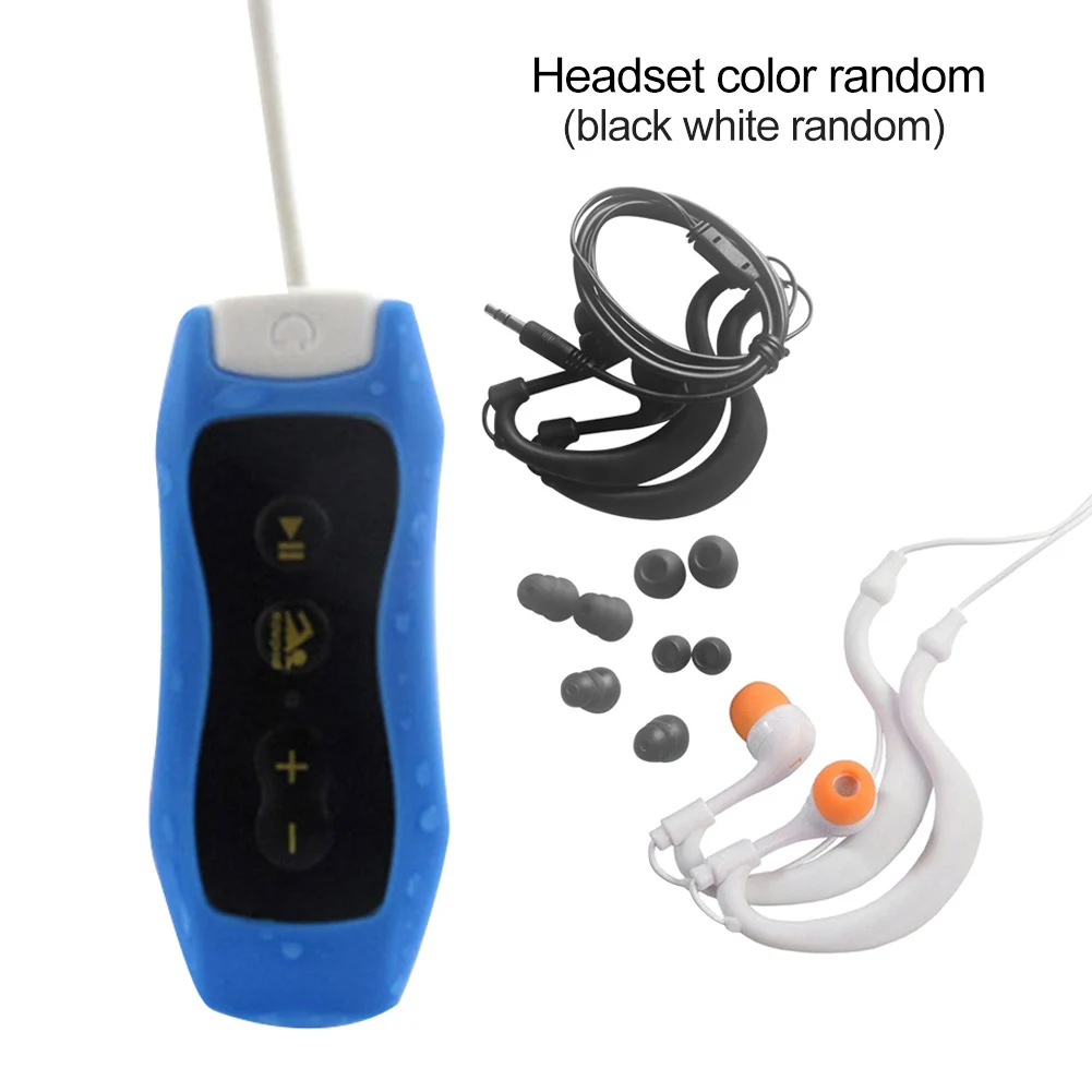 

Diving Swimming Water Sports MP3 Music Player Portable With Cable Handheld Rechargeable Multifunction FM Radio IPX8 Waterproof