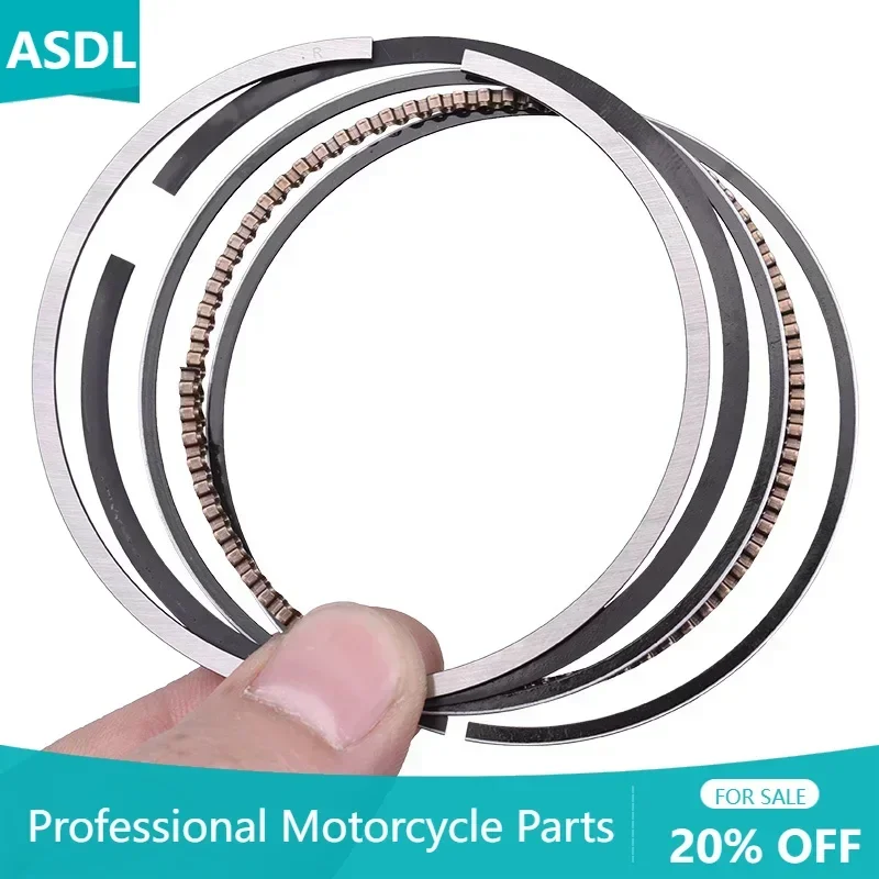 

70mm Motorcycle Engine Cylinder Piston Rings For Honda NX250A NX250 15HP 1988-1990 AX-1 250 1988-1997 XL250 DEGREE 1991-1995