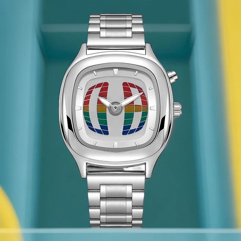 

PINTIME Новые мужские кварцевые часы с двойным дисплеем, модный тренд, деловой стиль, экран, мужские кварцевые часы