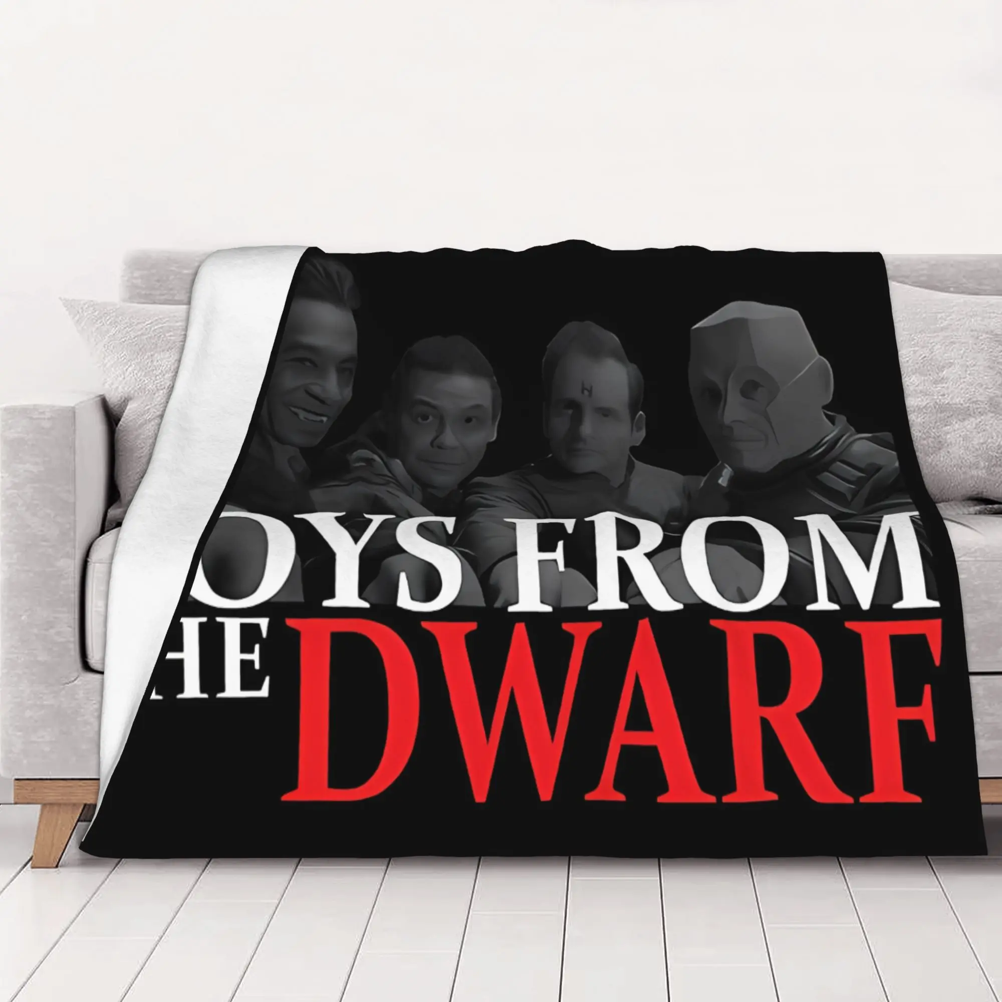 1PC FROM THE DWARF The red Dwarf home room decorations Winter Blankets for Adults Bedding Home Interior Sofa Knee