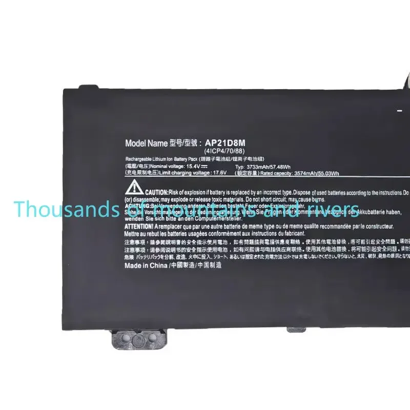 

Новый аккумулятор для ноутбука AP21D8M для ACER AP21D8M Встроенный аккумулятор для ноутбука 3574 мАч 15,4 В