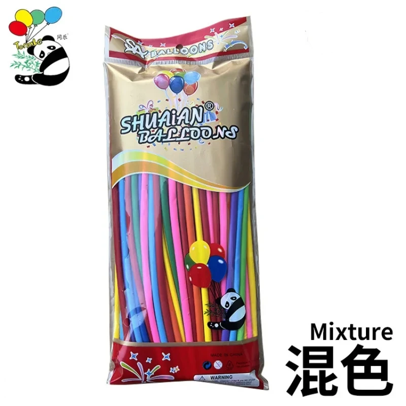 Nieuwe 260 Matte Strip 1.8G Effen Kleur Gemengde Kleur Magie Weven Creatieve Verdikte Kinderen Cartoon Ballon