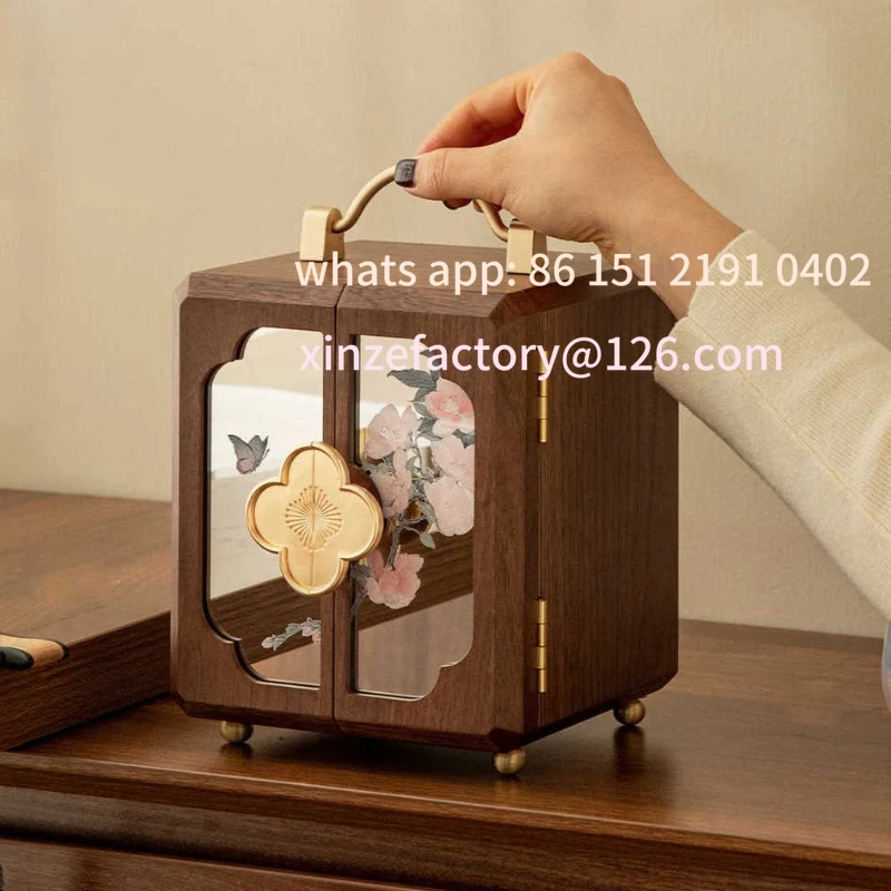 

Customizable Retro Pudełko na Biżuterię Luksusowe Etui na Bransoletki i Pierścionki Pojemne Pudełka do Przechowywania