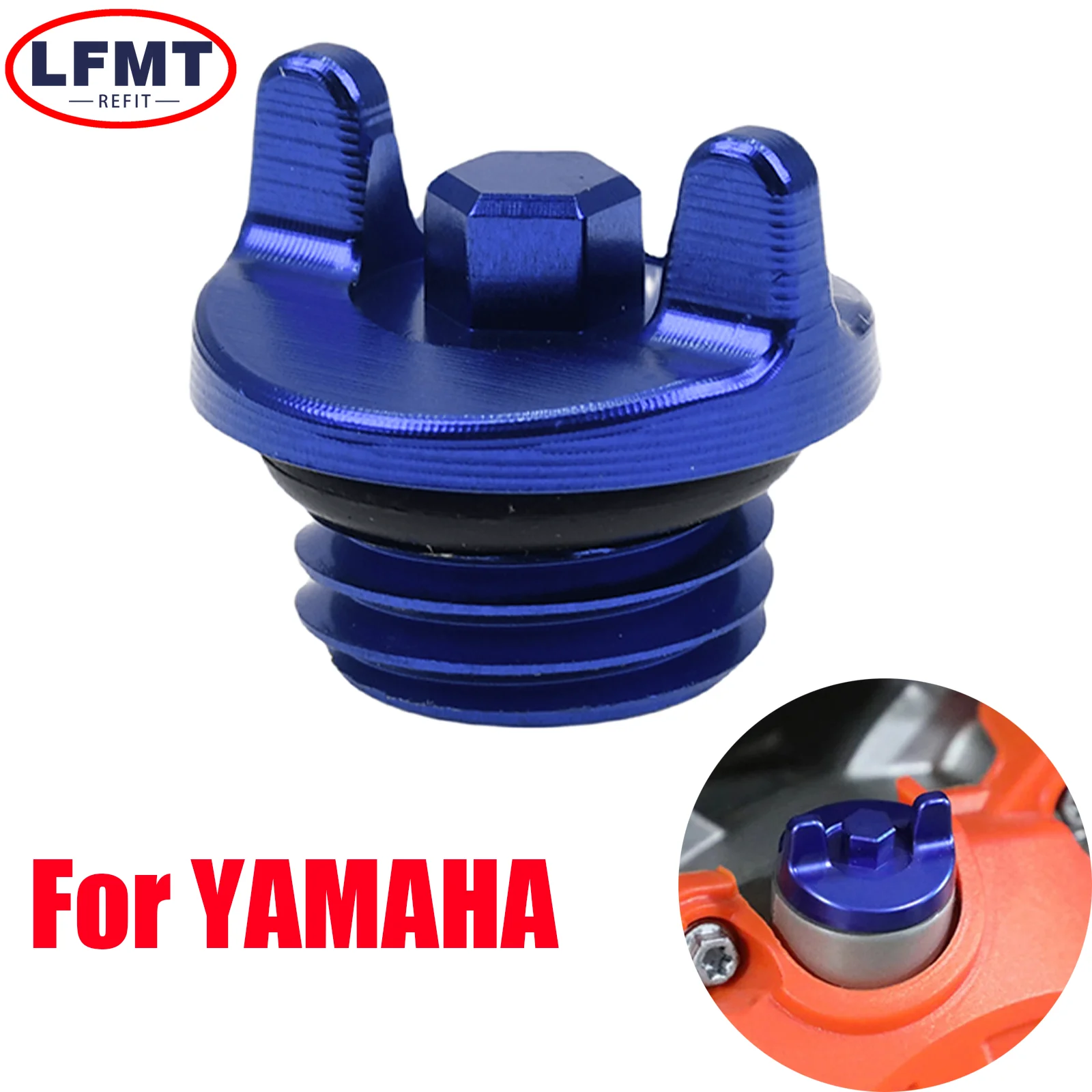 

Motorcycle CNC Oil Filler Plug Cap For Yamaha YZ80 85 125 250 250F 450F 250FX 250X 450FX YFZ450 WR250F450F WR250R/250X Dirt Bike