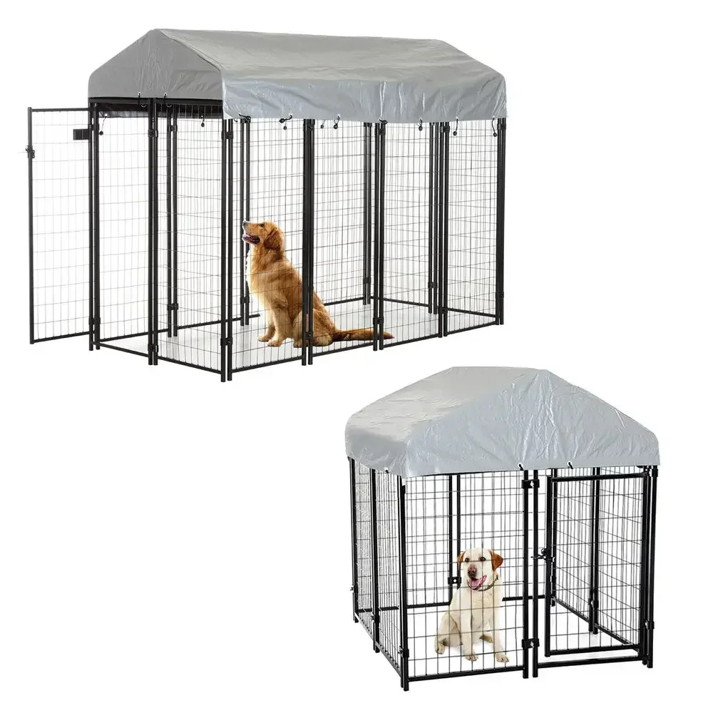 Cheap Outdoor Large Panel Puppy Dog Kennel Fences With Foof