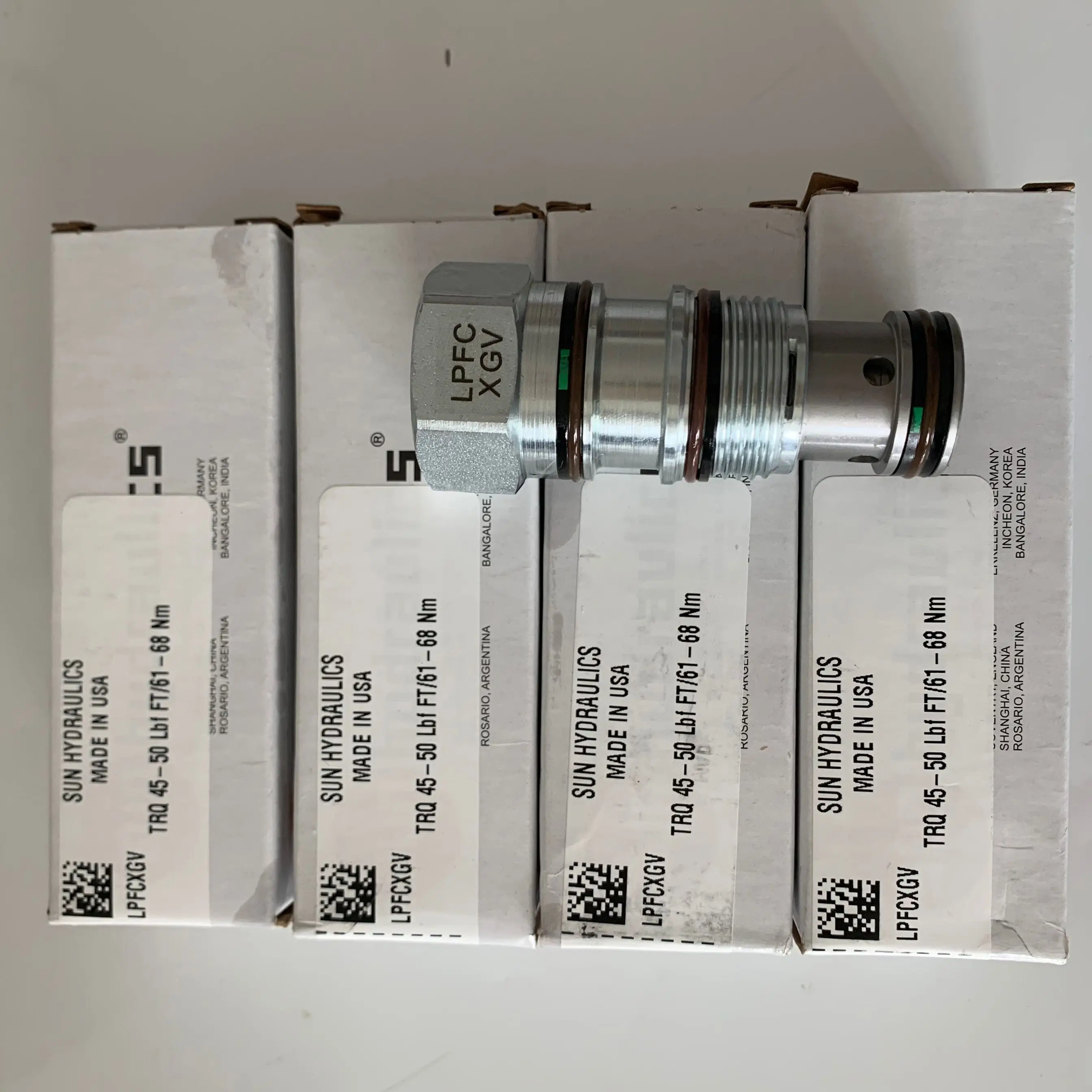LPFC-XGV LPFCXGV SUN Hydraulics Original Cartridge Valve Normally Open, Modulating element HYDRAFORCE eat  on vic  kers IH Rexro