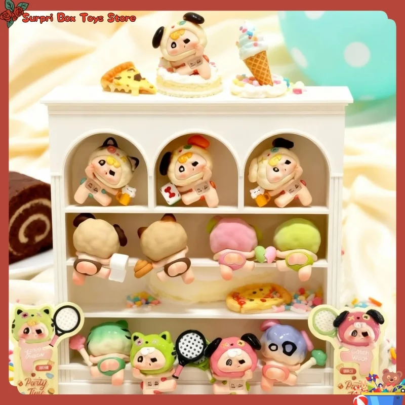 

Instock Genuine Pippy Party Time Series Mini Blind Box Kawaii Anime Desktop Decoration Model Surprise Mystery Box Christmas Gift