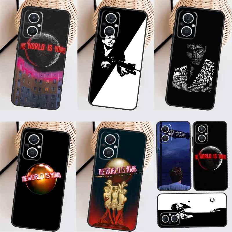 Scarface The World Is Yours Cover For OPPO Reno 8 Lite 10 7 6 5 4 3 2Z 4Z 5Z 8T OPPO Find X3 Neo X5 X6 Pro X2 Lite Case