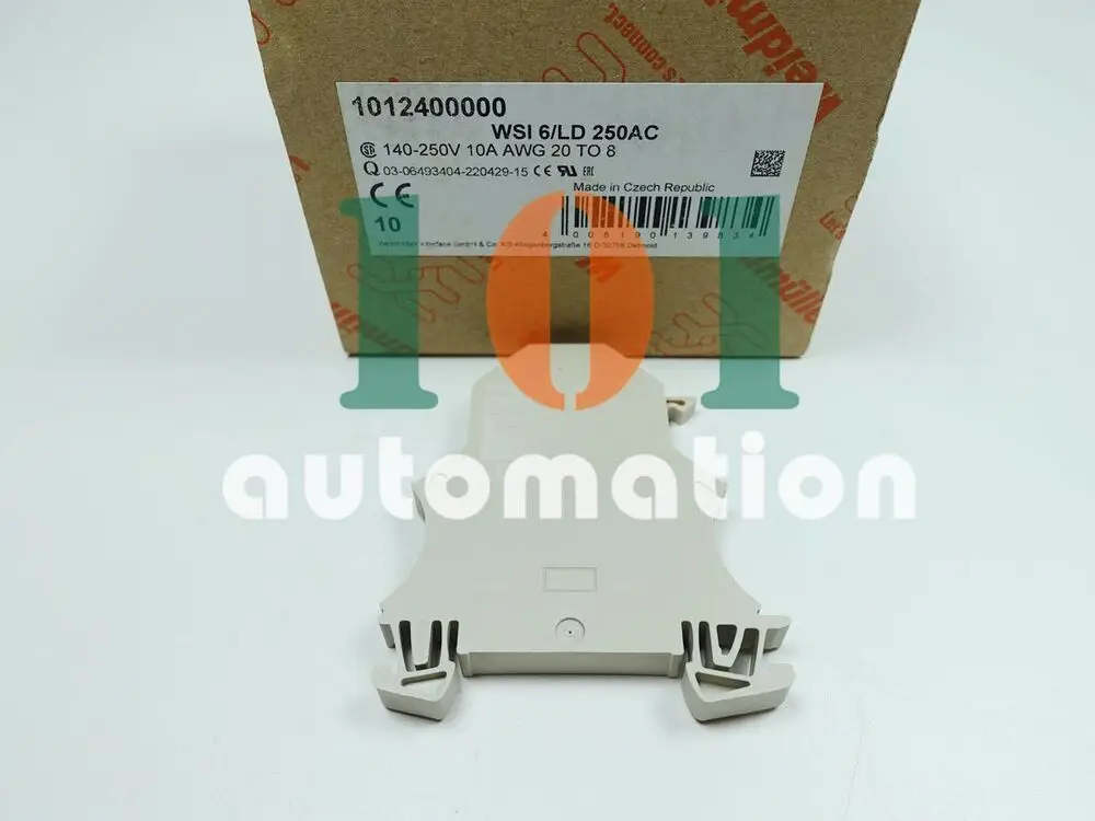 QTY:50 NEW FOR Weidmuller Fuse terminal WSI 6/LD 250AC 1012400000