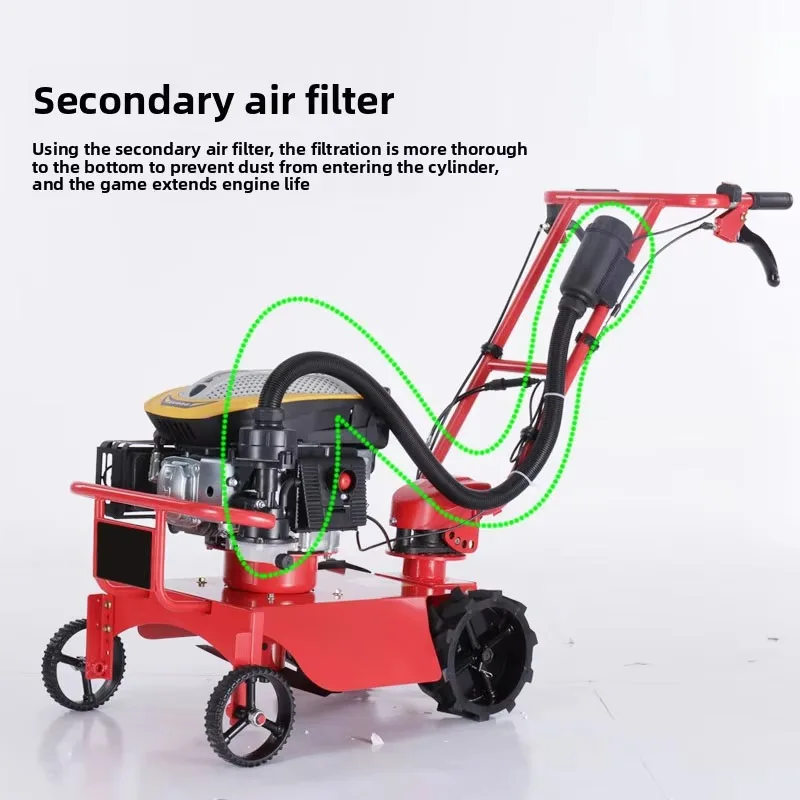 Hochleistungs-Rasentrimmer Rasenmäher mit Teleskopgriff Garten-Grasschneider-Maschine