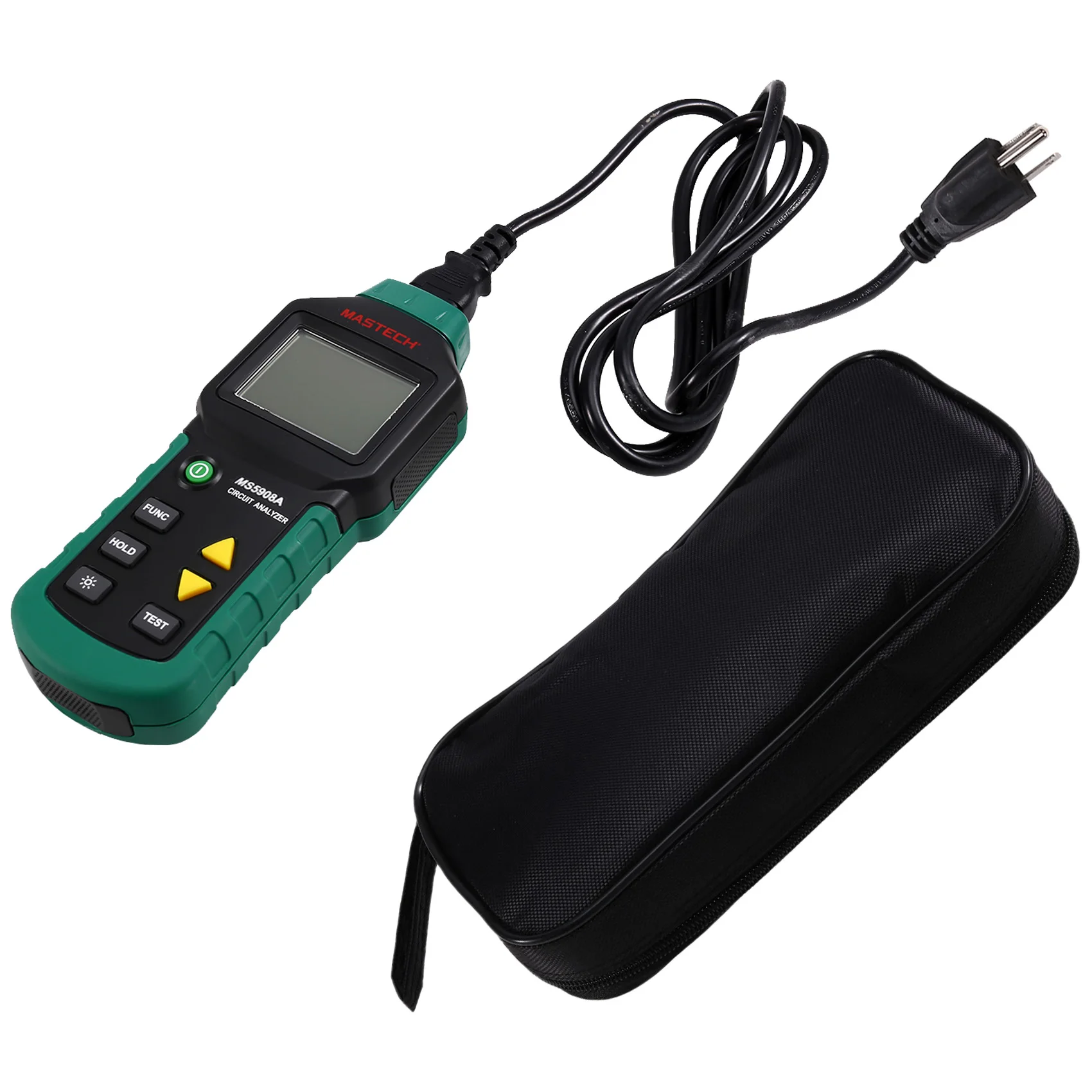 

AT51-MASTECH Circuit Analyzer Tester Socket Tester Three Cable Tester Switch Analyzer Circuit Analyzer MS5908A-US US Plug