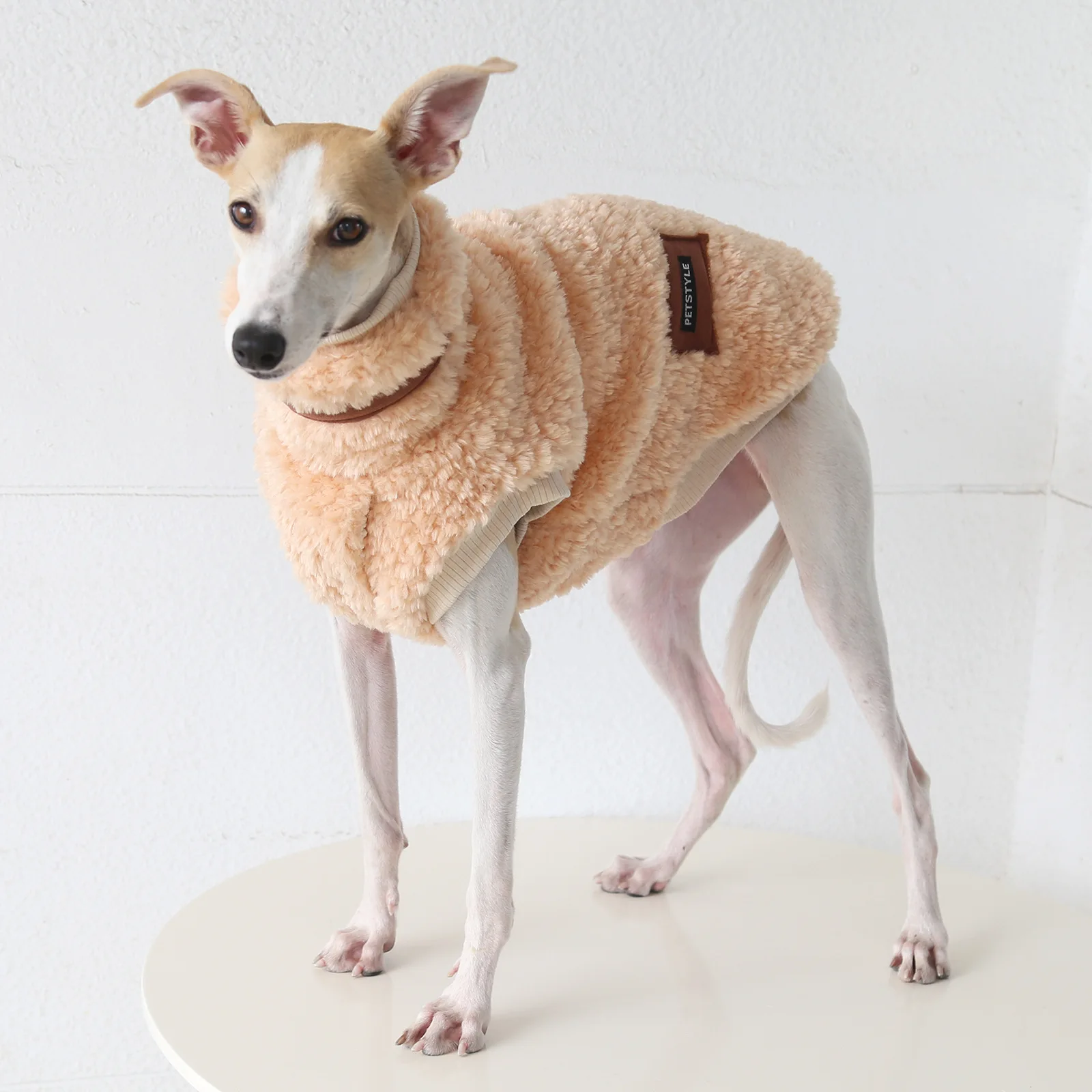 Winter Fleece Sweatshirt Vest Pak voor Greyhound Herfst Dikke Warme Jas voor Whippet Winddichte Pyjama voor Sighthounds