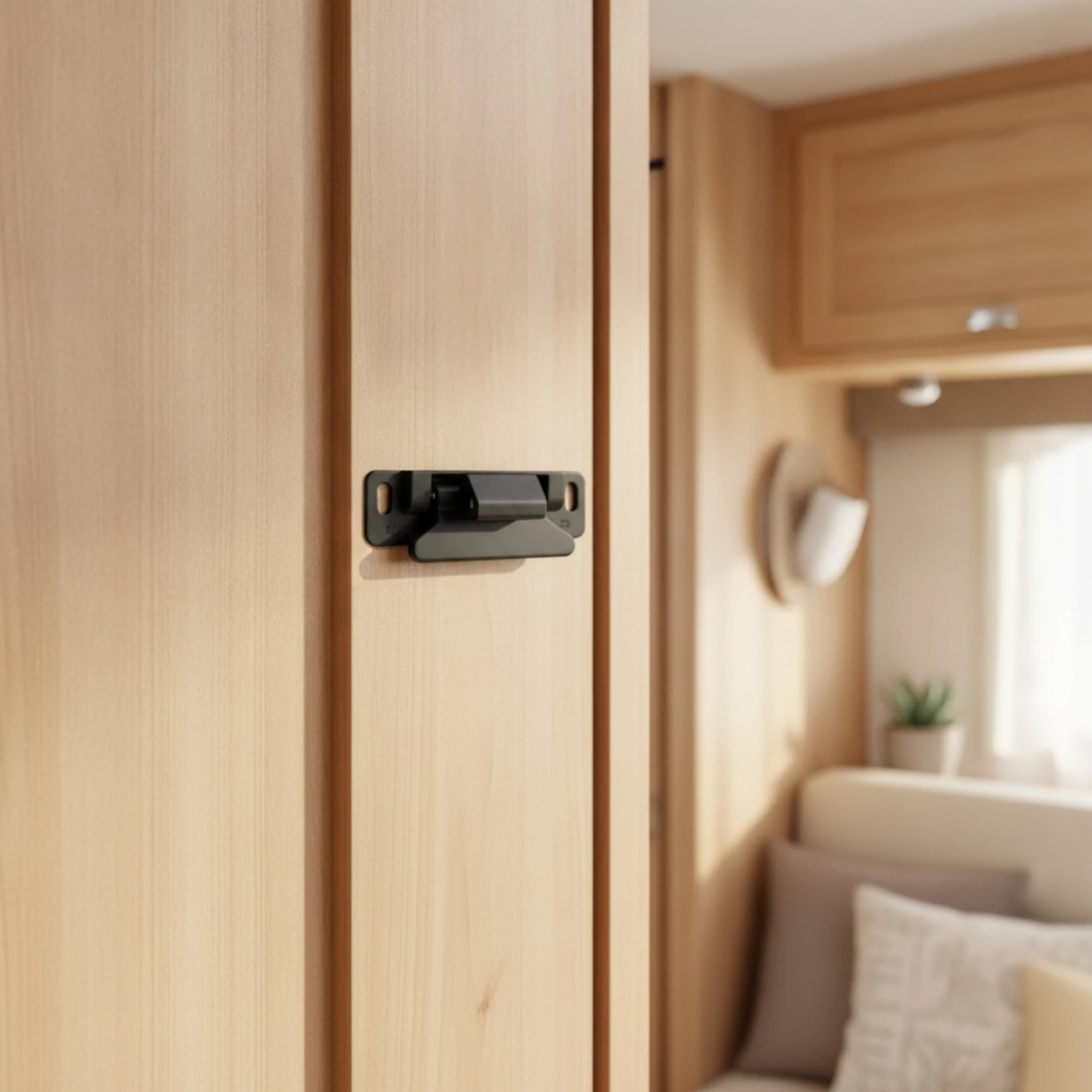 Cabinet Door Latch Easy Installation Cabinet Latch with Spring Spring-Loaded Door Catch Versatile Hardware Long-Lasting