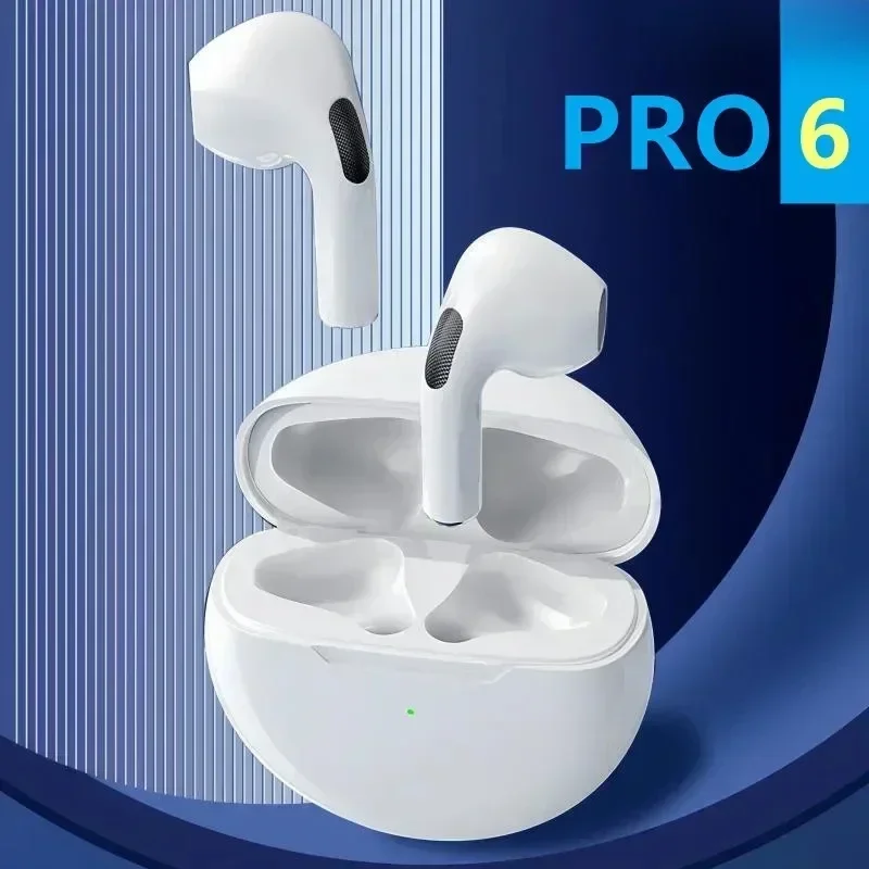 Original Pro6 TWS Smart Touch Control Wireless Headphone Bluetooth 5.0 Earphones Sport Earbuds Music Headset for Xiaomi Huawei