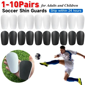 Mini Soccer Shin Pads For Football Equipment 1-10Pairs Extra Small lShin Guards for Men Women Kids Soccer Ball Training Accessor