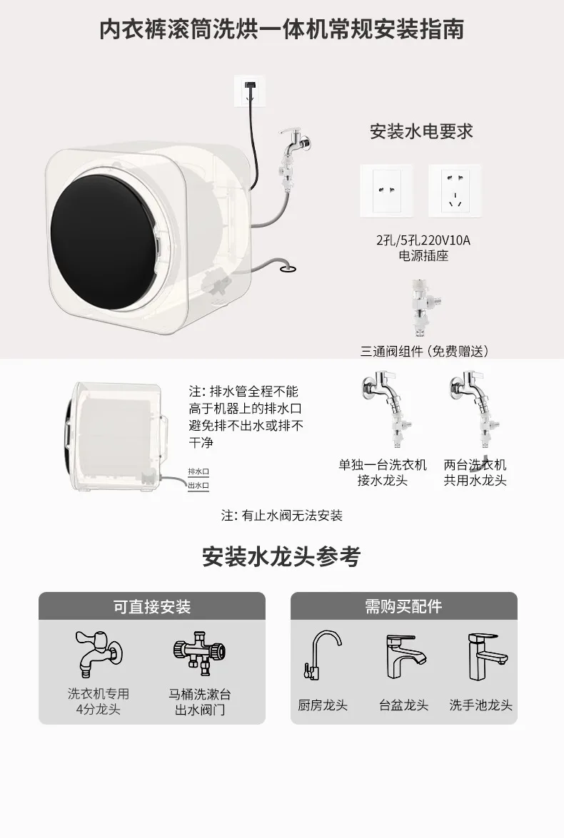 Eluição e secagem de parede de tambor integrada
