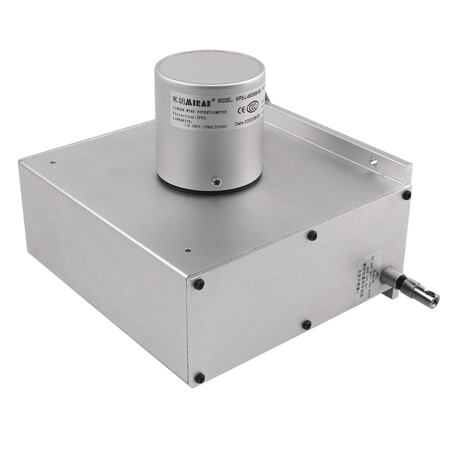 MIRAN MPS-L 4000mm-20000mm High Resolution Absolute Encoder Draw Wire Linear Sensor