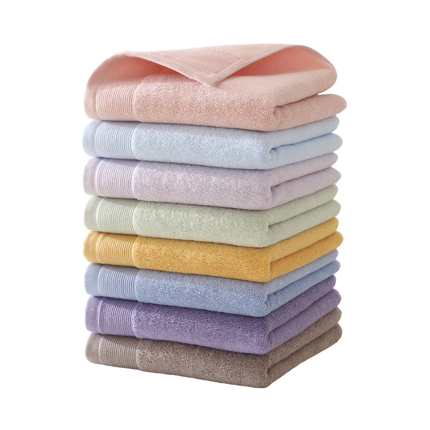 100% Cotton Antibacterial Face Towel – Home-Use, Highly Absorbent, Lint-Resistant, A-Grade Certified Cotton Towel