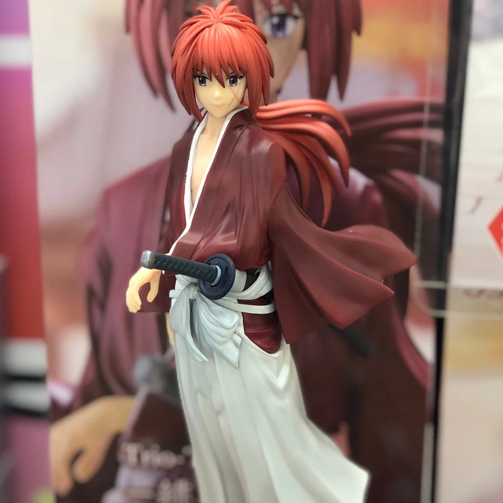 

In Stock Original FuRyu Trio-Try-iT Figure Rurouni Kenshin Himura Kenshin Anime Figure Action Figure Collection Model Decoration