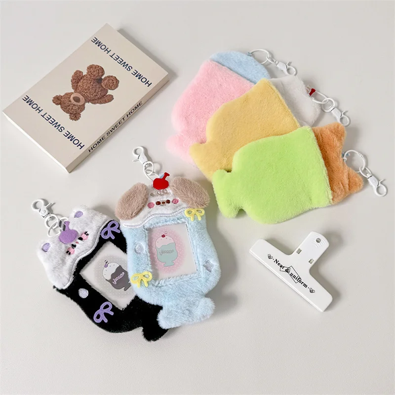 Animal Cartoon idol 3 inch Photo Card Holder Transparent Skeleton Card Case Postcard Collector Card Album photo Photocard holder