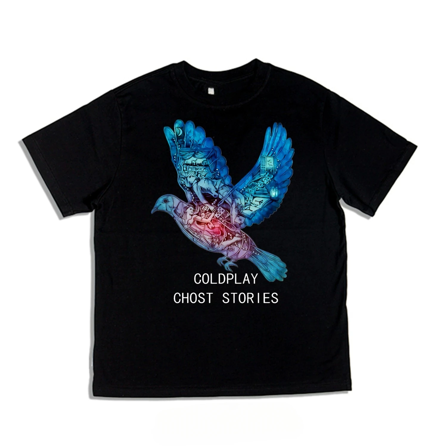 Coldplay Band Members Photo with Signatures Band Graphic T-Shirt Cotton Men Women Streetwear Tee