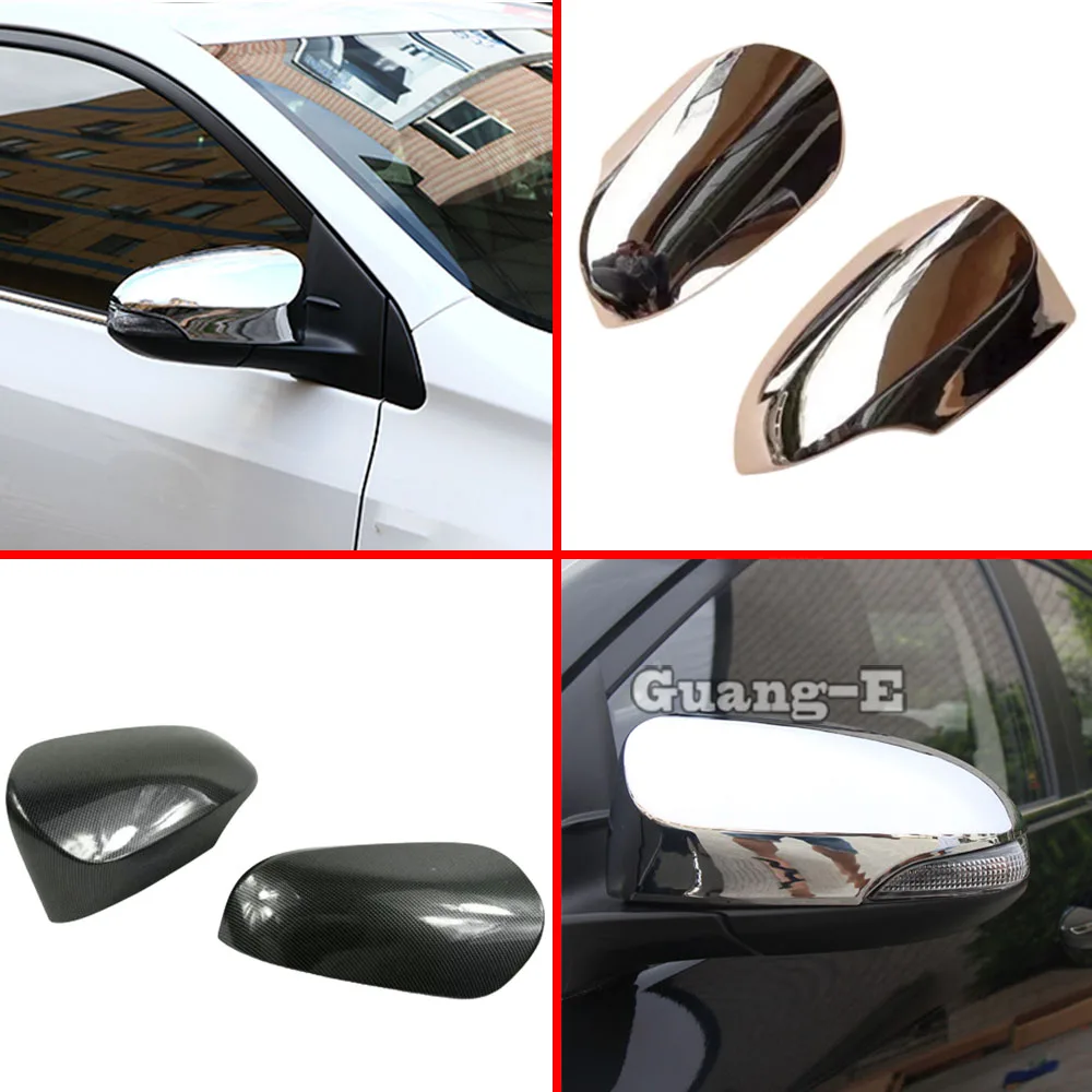 

Накладки на боковые зеркала заднего вида из карбона, 2 шт., для Toyota Camry 2015-2017