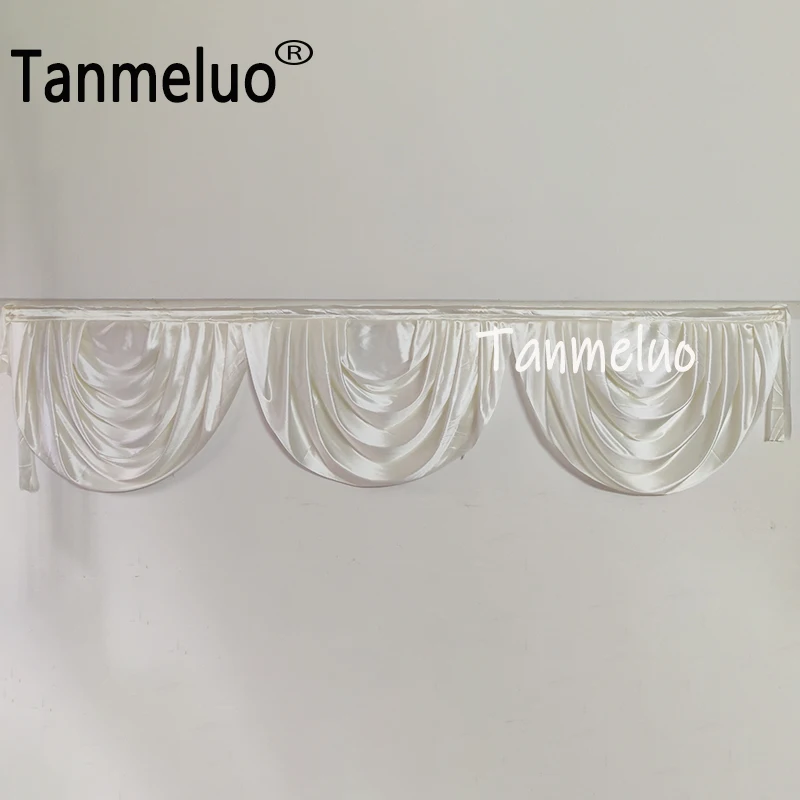 

Swag Valance Drape For Wedding Backdrop Curtain Stage Background Party Event Decoration Swag Valance Drape For Wedding Backdrop