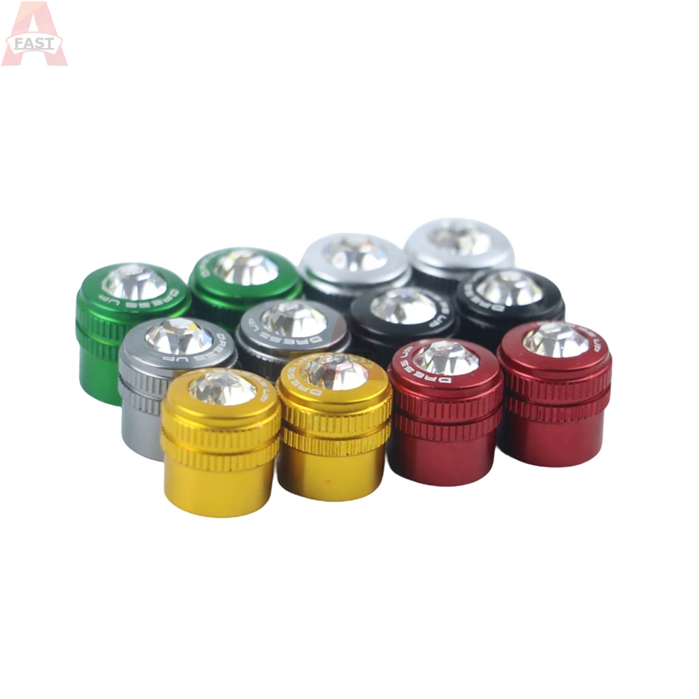 2Pcs Car Tire Valve Stem Caps Auto Wheel Decoration Metal Alloy Nut Tyre Airtight Screw Cover Car Accessories Universal