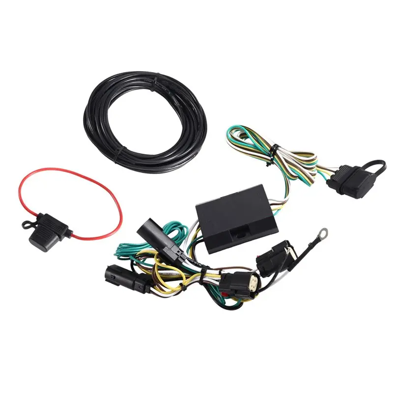 Connector Trailer Wiring Harness 4-Pin Hitch Kit For Jeep-T61C