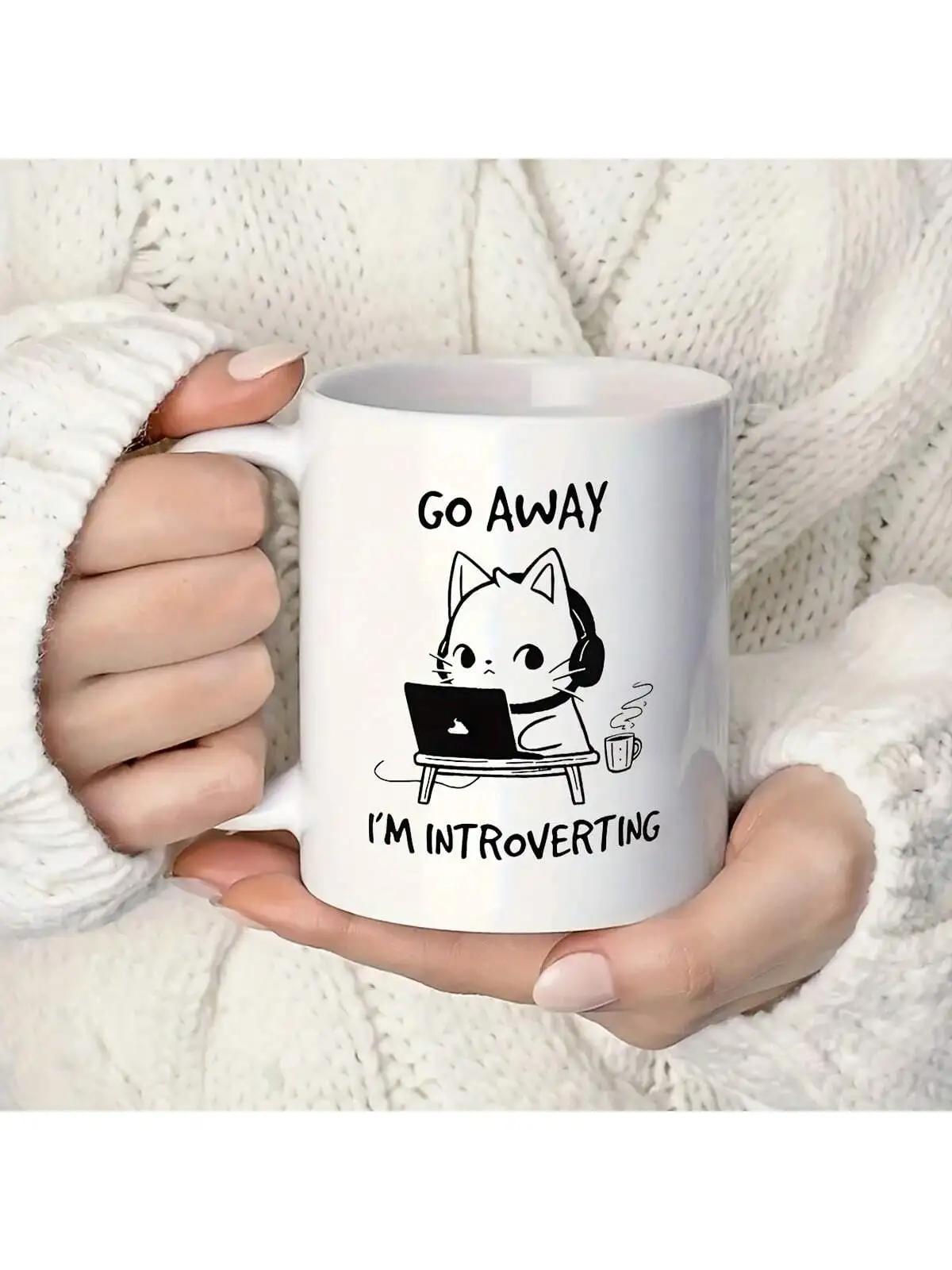 Go Away I'm Introverting Coffee Mugs, Gift For Introverts, Gift For Gamer, Cute Gaming Mug, Cute Mug For Introverts, Funny cup