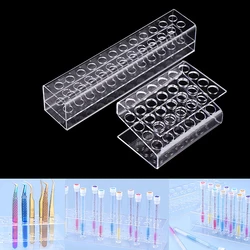 Eyebrow brush tube display stand Eyelash brush storage bracket tweezers Holder Acrylic Beauty Makeup Tools Eyelash Planting