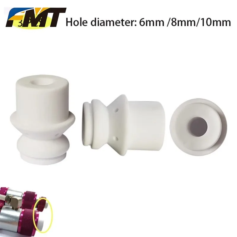 3pcs Round 5 holes ceramic nozzle for True stone paint spraying machine Ceramic nozzle 6mm 8mm 10mm hole