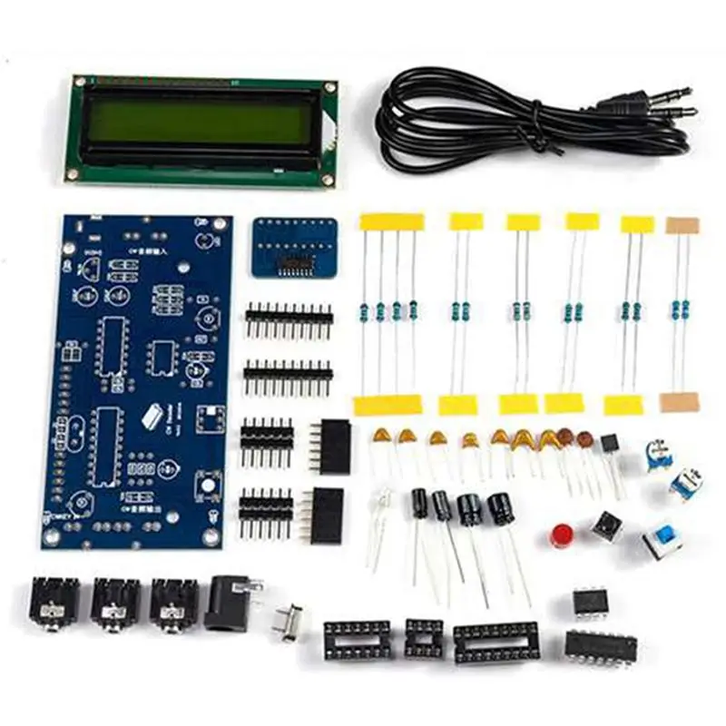 DIY CW Trainer Decoder Kit CW Decoder Morse Code Reader LCD Display Radio Circuit Board Electronic Welding Practice Kits-AU32