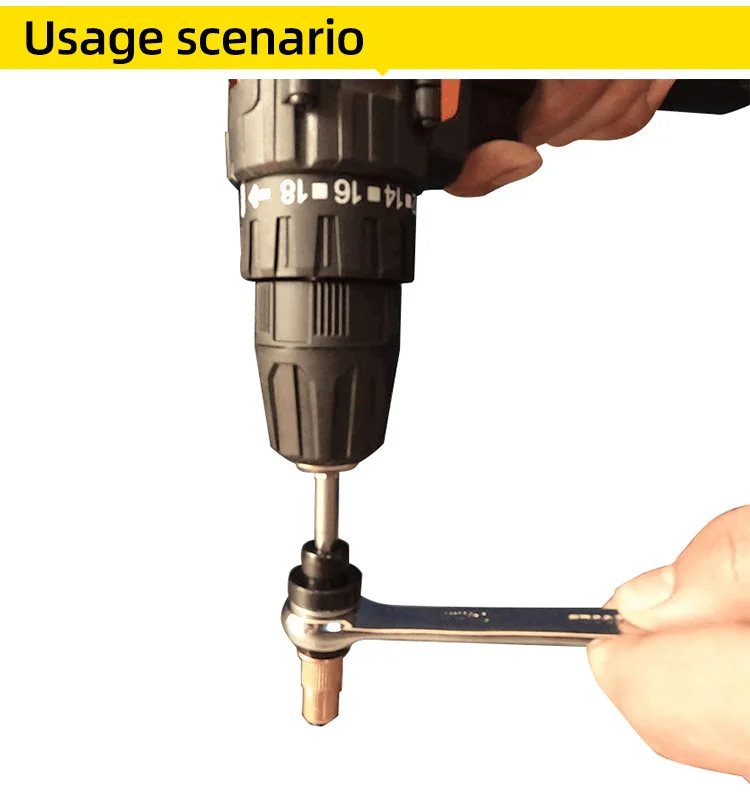 Rivet Nut Tool Drill Adapter M3 M4 M5 M6 M8 M10 M12 Simple Installation Electric Manual Cordless Riveter Metal License Plate