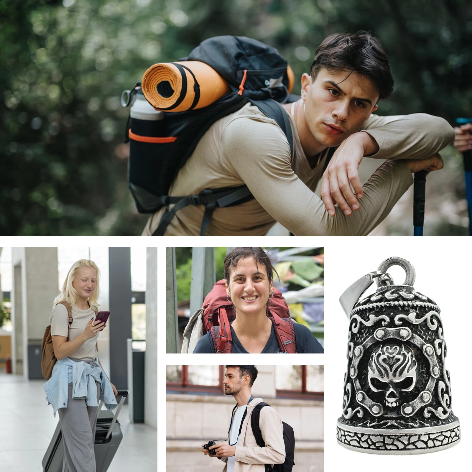 Sinos de motocicleta para home - Car Accessories Gifts For Men avaliação e preço