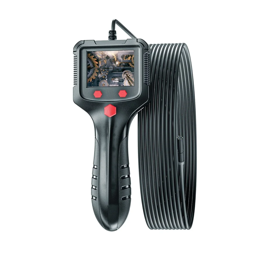 

100M Handheld Portable Car Detector Underwater Pipeline Camera Peephole Industrial Well Inspection Endoscope Camera With Screen