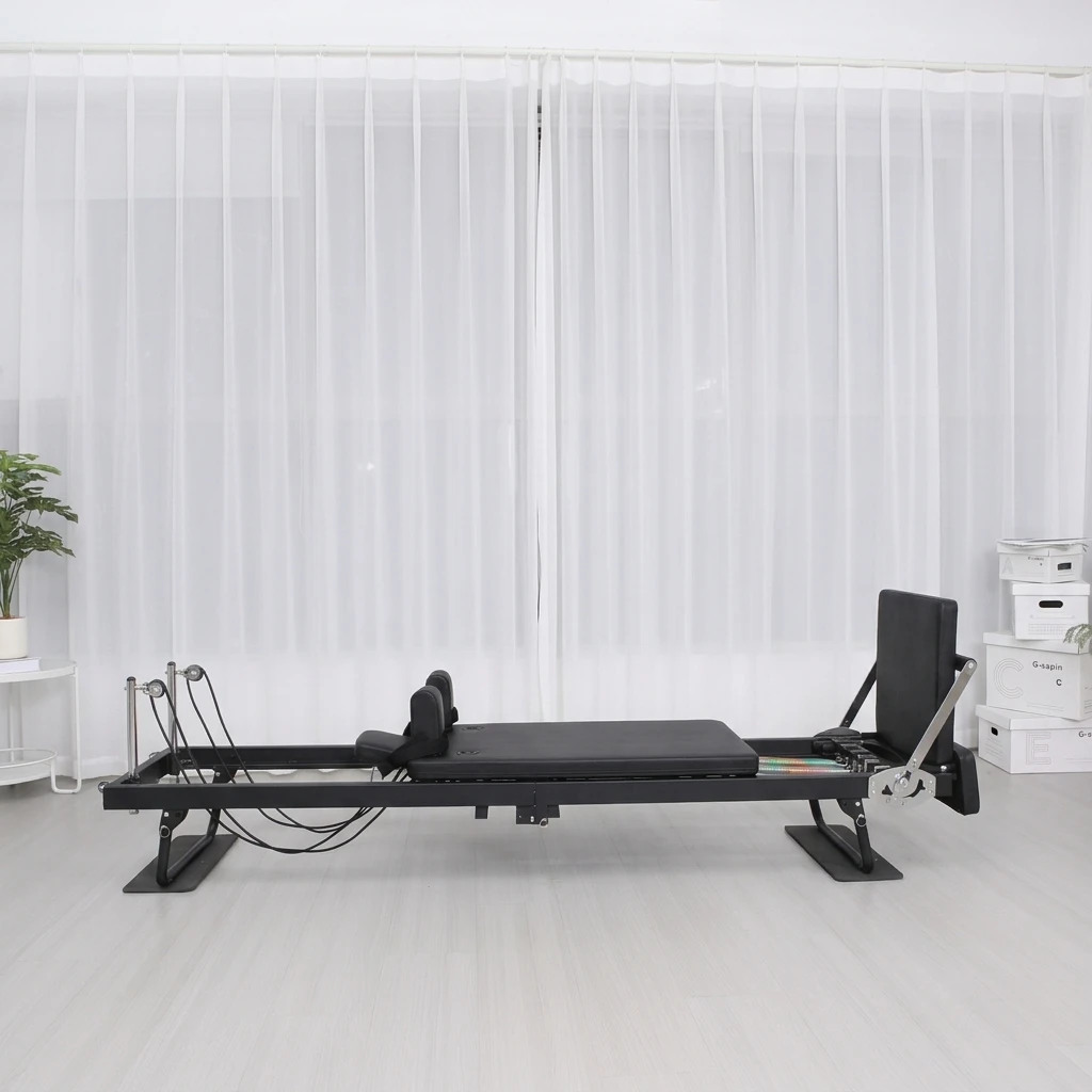 Extended‑Resistance Pilates Workout Bed,Latex Cords & Springs For Studio Fitness & Rehabilitation