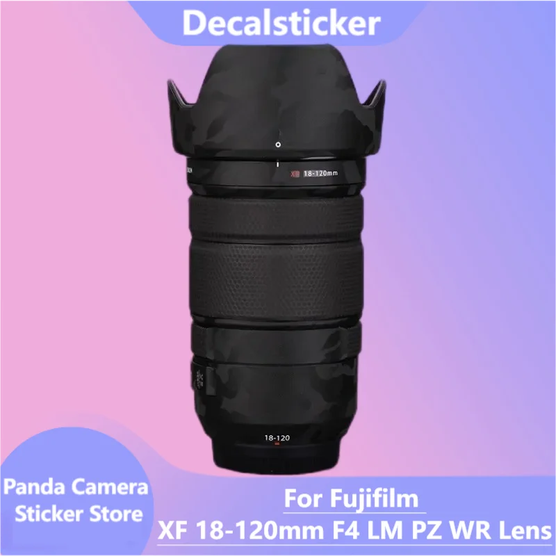 カメラレンズ用ビニールデカールスキンフィルム保護ステッカーコート富士フイルム富士xf18-120xf-18-120f4lmpzwr